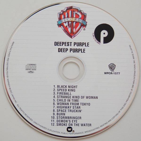 CD, Deep Purple - Deepest Purple