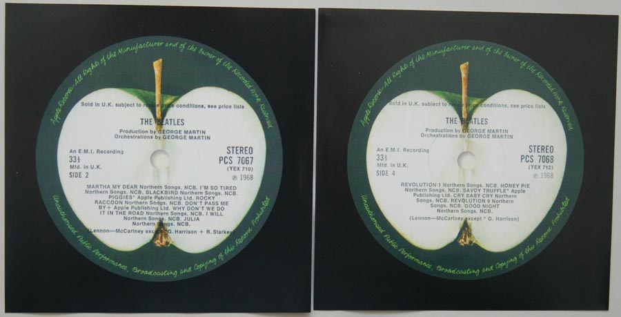 Inner sleeve side B, Beatles (The) - The Beatles (aka The White Album)