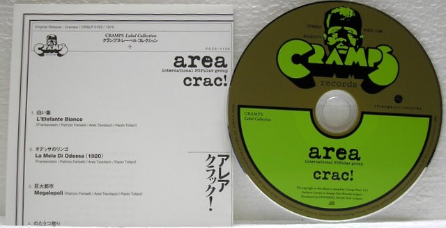 CD and Insert, Area - Crac!