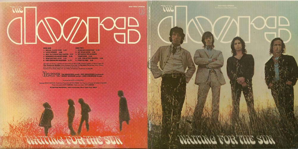 Gatefold outside view, Doors (The) - Waiting For The Sun +5