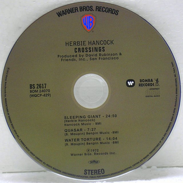 CD, Hancock, Herbie - Crossings