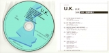UK - UK, Disc & lyrics booklet