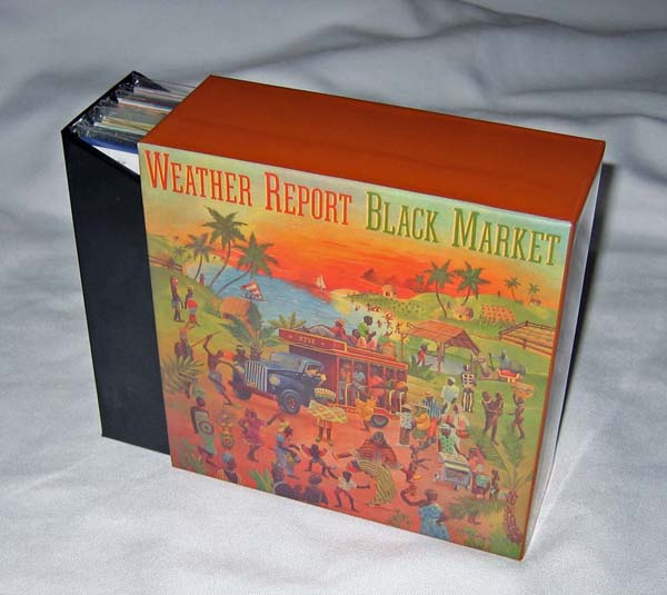 Back of box, Weather Report - Heavy Weather / Black Market Box